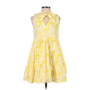 Lisa Marie Fernandez for Target Casual Dress Size XL Womens Yellow Floral Daisy